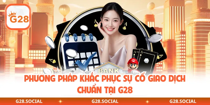Phương pháp khắc phục sự cố giao dịch chuẩn tại G28